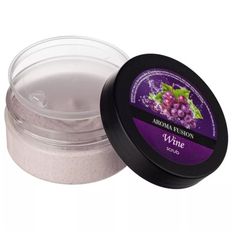 Скраб соляной Aroma Fusion Вино 150 мл