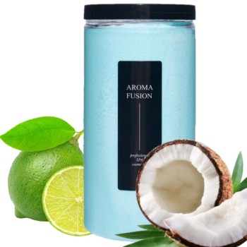 Скраб сахарно-соляной Aroma Fusion Кокос и Лайм 1 кг